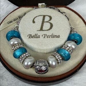 Turquoise, Pearl & Crystal Inspo Bracelet